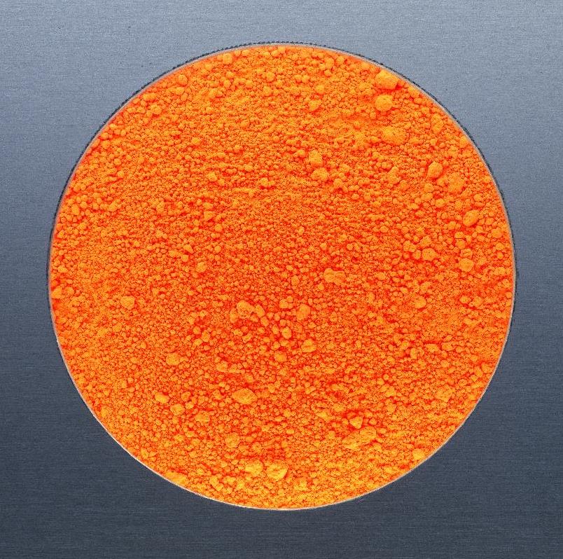 Couleur fluorescente orange